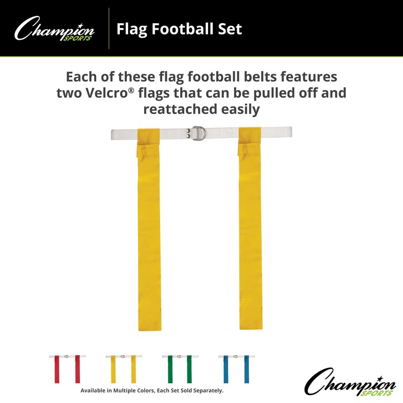 Champion Sports Flag Football Set, Yellow