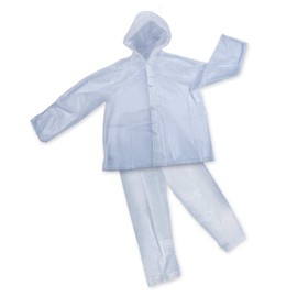 Stansport Peva Rainsuit, Clear, Small
