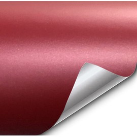 VViViD+ Matte Metallic Bloody Burgundy Premium Vinyl Wrap Film Roll (6ft x 5ft)