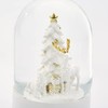 THINGS REMEMBERED Engraved White Gold Deer Snow Globe (Free Customization)