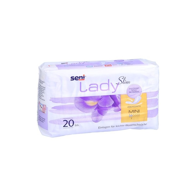 Seni Lady Slim Mini Incontinence Pads (Pack of 20)