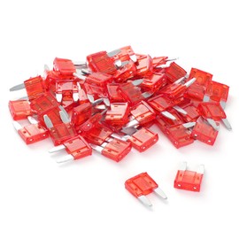 (60Pcs) 10 Amp Mini Car Fuses, 10A Automotive Fuses, Blade Fuse for Car/RV/Truck/SUV/Motorcycle/Boat