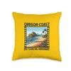 Hideaway - Oregon Coast Throw Pillow