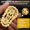 Golden Metal Chain Wheel Cube Chain Gears Linking Bicycle Chain