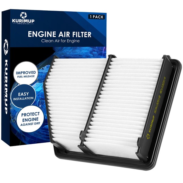 KURIMUP CA12051 Replacement Engine Air Filter, Efficient Filtration Offers 99%