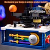 Solar System Building Kit with Lights - Spinning Space Exploration