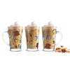 Sendez 6 Latte Macchiato Glasses 300 ml Coffee Glasses Tea