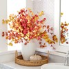 6 Pcs Artificial Eucalyptus Stems Fall Decorations for Home Fall