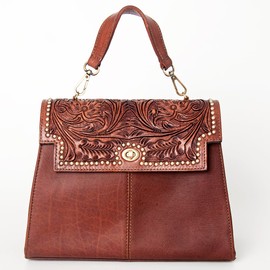American Darling Briefcase Hand Tooled Genuine Leather Western Women Bag Handbag | Briefcase Bag | Briefcase for Women | Cute Briefcase Bag | Laptop Briefcase Bag