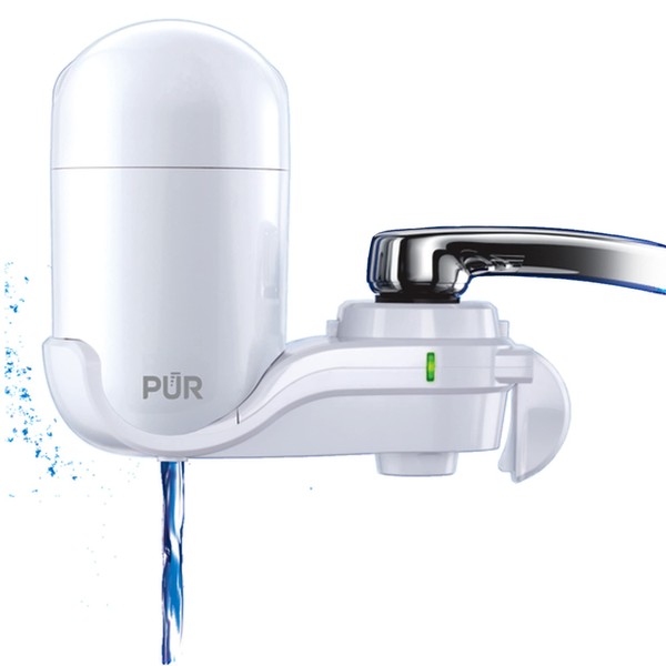PUR Faucet Mount Water Filtration System, White – Vertical Faucet Mount for Crisp, Refreshing Water, FM-3333B