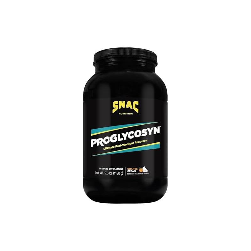 SNAC Proglycosyn Ultimate Post Workout Recovery Formula, Orange Cream, 2.6