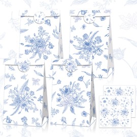 BACH AND BOOZY Pack of 12 Blue Bridal Shower Party Favour Bags Something Blue Before I Do Party Supplies for Blue Bridal Shower Bachelorette Engagement Wedding Party