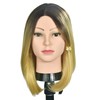 MMZ Bald Training Head Cosmetology Mannequin Head for Wigs Making