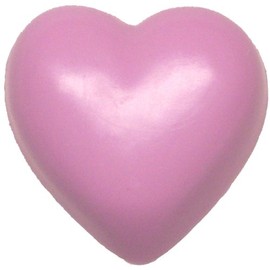 Heart Soap by Eclectic Lady, Rose, Opaque Pink, 3 oz Bar