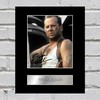 Bruce Willis Signed Mounted Photo Display The Hard