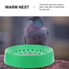 FRCOLOR 12Pcs Plastic Bird Nest Bird Nesting Bowls Pigeon Nest