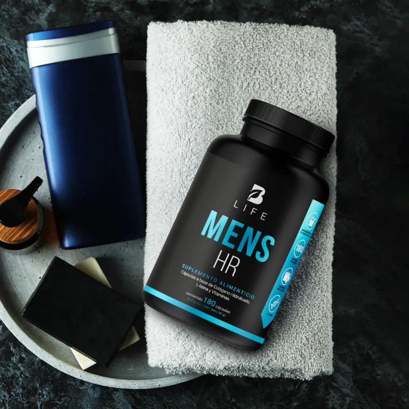 Vitaminas Cabello Barba Hombre 180 Cápsulas Life