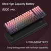 MAGEGEE Light100 Creamy Keyboard Wireless, 96% Gasket Hot Swappable Keyboard