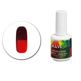WAVEGEL Color Changing Nail Gel Polish - Mood Collection - #121 Maple Wine I 0.5 Oz