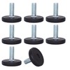 SKIR'CO 8 pcs, Furniture Leveling Feet M8 x 20 mm,