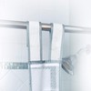 Skywin 1 Pack Shower Liner With Pockets, Hanging Mesh Shower