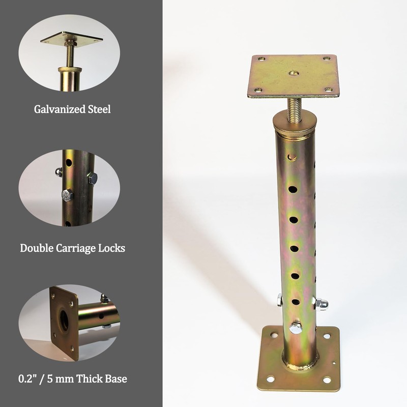 House Floor Jacks Post Pole for Leveling, 18-35 Inches Adjustable