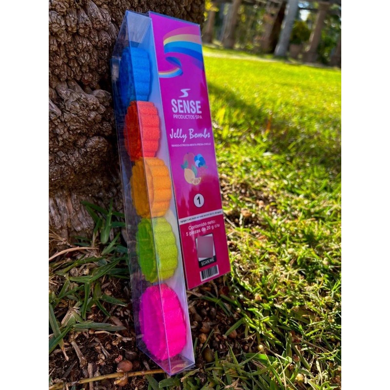 Sense Spa Jelly Bombs 5 Piezas + Diluyente, Jelly Spa