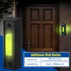 Lighted Doorbell Button, Garage Door Opener Switch with LED Light,