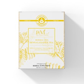 PUVI Care, Senna Laxative Tea, Herbal Tea, 20 Tea Bags, 100% Natural & Pure from Senna Leaves. Loose Leaf Senna Herbal Tea, Made with Natural Material Tea Bags. No Sugar, No Caffeine, No Gluten, Vegan.