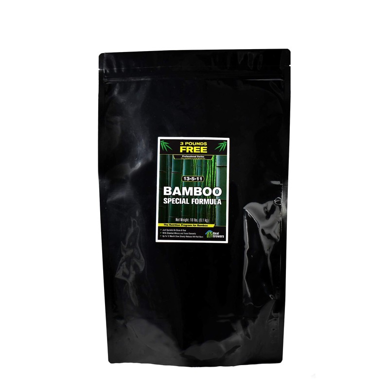 Real Growers Bamboo Special 13-5-11 – 12-Month Slow-Release Fertilizer for