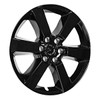 Coast To Coast International Gloss Black Impostor Wheel Skins, Set