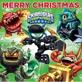 Skylanders Swap Force General Merry Christmas Greeting Card