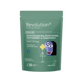 REVOLUTION TEA® Herbal Tea blend [THE ORIGINAL] – Norwegian Sea Buckthorn, Peppermint & Chamomile – Premium Full Leaf Tea – Biodegradable Infuser Tea Bags – Herbal Tea – Naturally Caffeine Free – 50 Bags