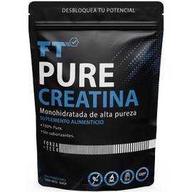 ForzaTech Creatina Monohidratada Micronizada 500g Alta Pureza