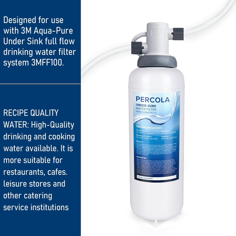 3MFF101 Under Sink Water Filter, 1-Pack