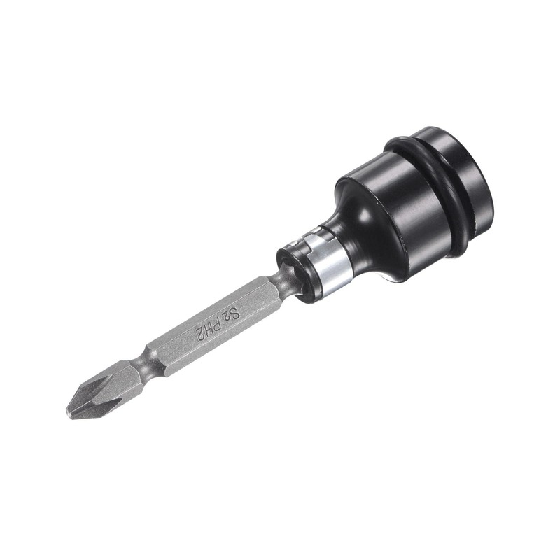 TOP-VIGOR 1/2" Square Drive to 1/4" Hex Socket Adapter Drill