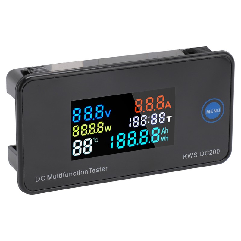 DC Digital Voltmeter Ammeter DC200 100A LCD Color Display 7