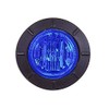 Maxxima M09400BCL Blue 1-1/4" Round LED Clear Lens Courtesy Marker