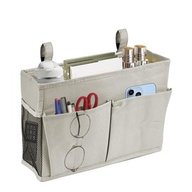 YBCCBY Bed Bags Bed Organiser for Hanging Bed Hanger Adjustable Tape Hanging Storage Bed Basket Hanging Organiser Hanging Bag Storage Bag for School Office (29 x 20.5 x 11 cm)