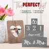 Wedding Countdown Sign - Plaque and Calendar for Planning -