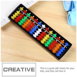 Toddmomy 2 Pieces Abacus Toy Children Educational Toy Children Math Toy Colourful Chinese Calculator Abacus Counting Toy Arithmetic Abacus Birthday Gift