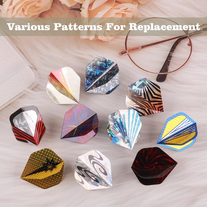 Deetenks 30 Sets of 90 Dart Flights, Selected PET and