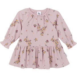 Gerber Baby Girls' Long-Sleeve Dress, Floral