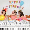 Hegbolke 4 Pack Musical Notes Tablecloths 220cm x 130cm Reusable