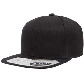 Flexfit Men's 110 Classic Snapback, Black, XX-Large