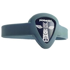 Pickbandz Bracelet - Timberwolf Grey XL - Guitar Pick Plectrum Holder