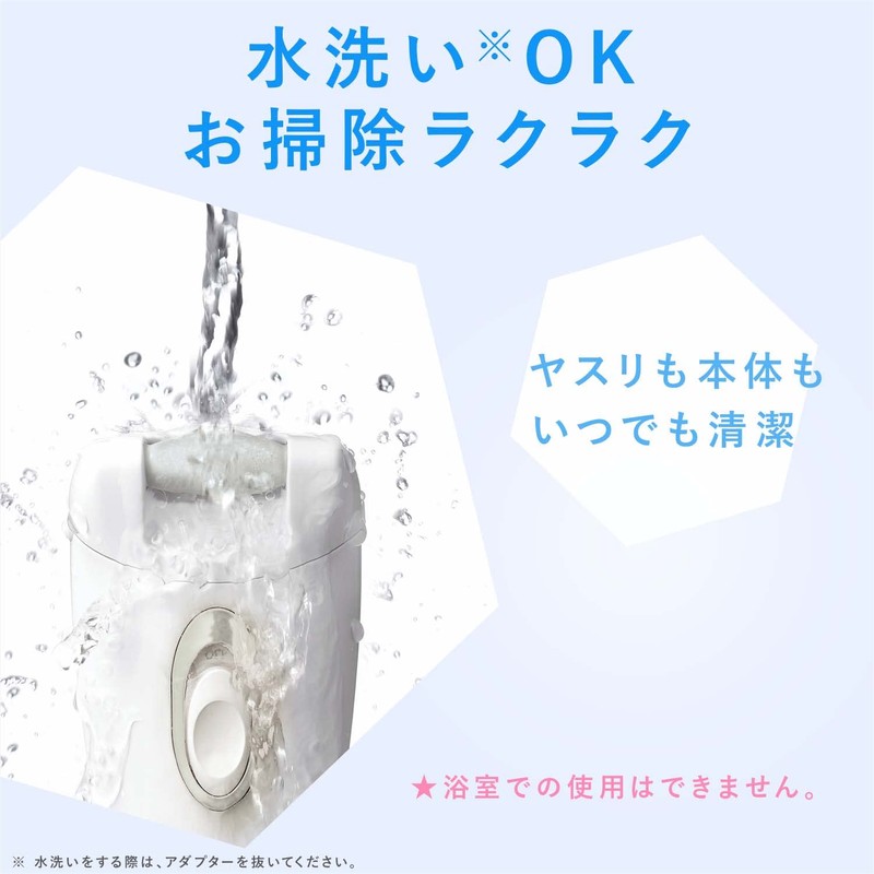 Panasonic ES-WE22-N Electric Exfoliating Remover for Heels and Soles, Gold