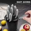 Universal Knife Block Holder for Kitchen, WELLSTAR Knife Stand without