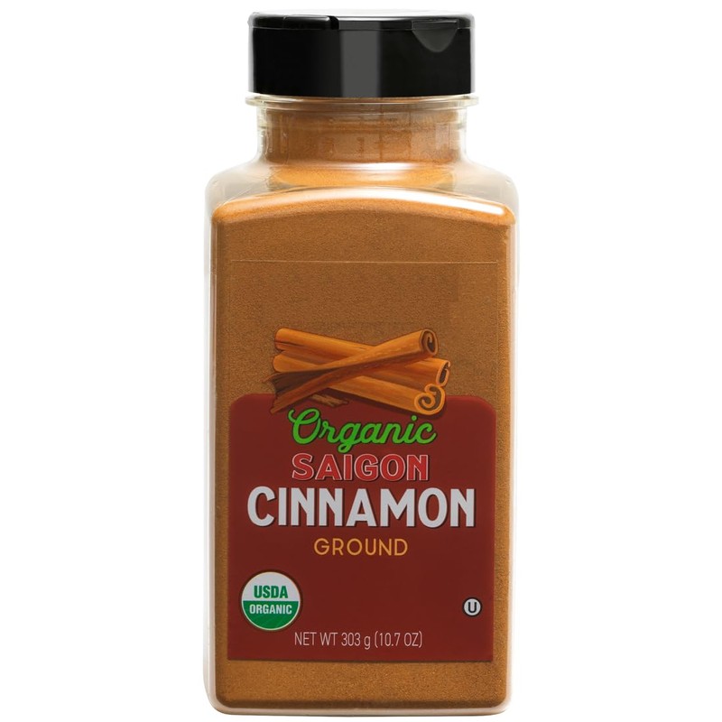 𝟥𝟢𝟥gr., Cinnamon. Ground. Organic. К і к r l а ո d Signature.