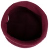 Seeberger Ladies Milled Wool Beret Hat with Cuff, raspberry